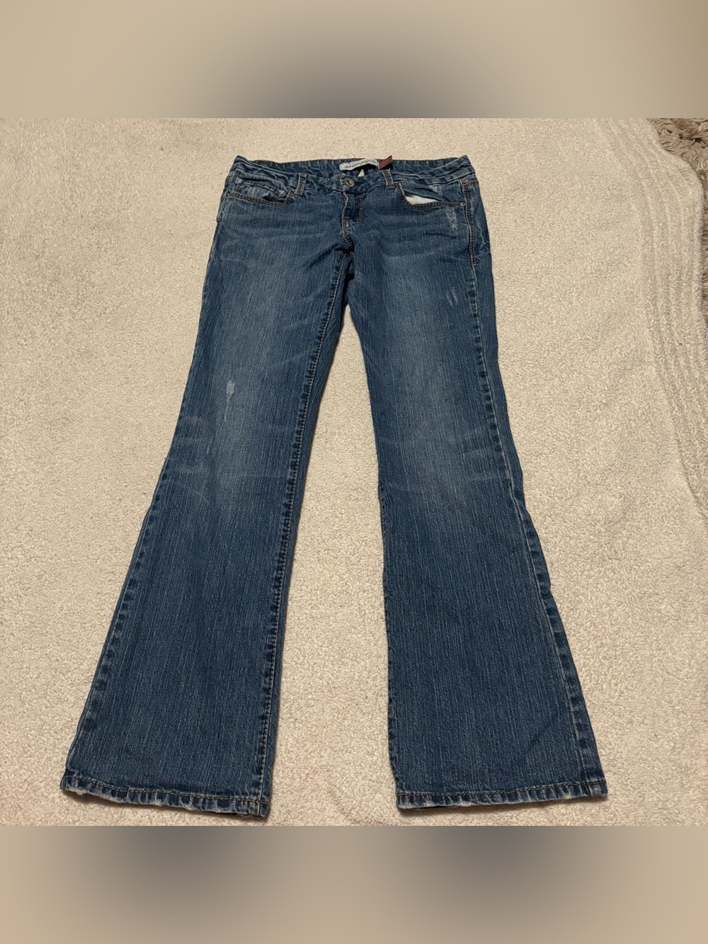 Aeropostale Women's Dark Wash Bootcut Jeans size 5/6 Y2K
